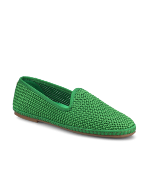 The Heron - Kelly Green Woven Satin